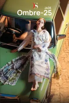 DEEPSY SUITS Jade OMBRE cotton dupatta with open images