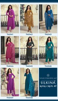 Vinay Royal Crepe vol 47