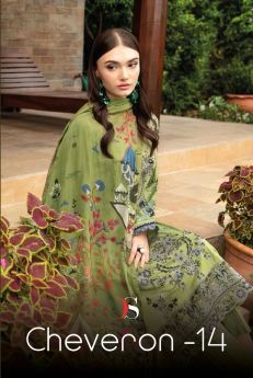DEEPSY SUITS CHEVRON 14 cotton dupatta with open images