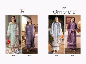  DEEPSY SUITS Jade OMBRE 2 chiffon dupatta