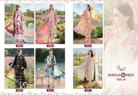 Shree fabs Mariya b m print vol 19 cotton dupatta
