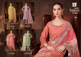 ALOK SUITS TABEER GOLD