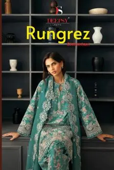DEEPSY SUITS RUNGREZ CHIKANKARI 25