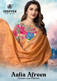 Deeptex Aalia Afreen Premium Lawn Collection | 2 meters Bottom