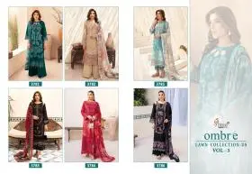 SHREE FABS OMBRE LAWN COLLECTION 2025 VOL 3 CHIFFON DUPATTA