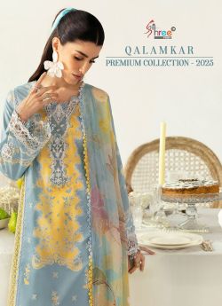 Shree fabs Qalamkar premium collection 2025 cotton dupatta