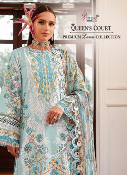 SHREE FABS QUEENS COURT PREMIUM LAWN COLLECTION Chiffon Dupatta