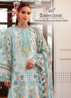 SHREE FABS QUEENS COURT PREMIUM LAWN COLLECTION Cotton Dupatta