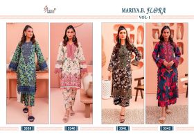 SHREE FABS MARIA B FLORA Cotton Dupatta