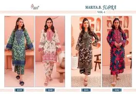 SHREE FABS MARIA B FLORA Cotton Dupatta