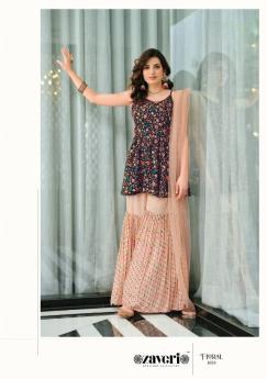 Zaveri Floral Stitched