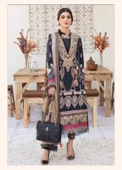 Shraddha Marjjan 22 Vol 4 Chiffon Dupatta with Open Image