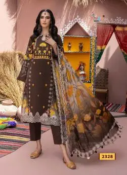 Shree Fabs Charisma Chunri Vol 3 Cotton Dupatta with Open Images