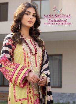 SHREE FABS SANA SAFINAZ  EMBROIDERED DUPATTA COLLECTION Cotton Dupatta