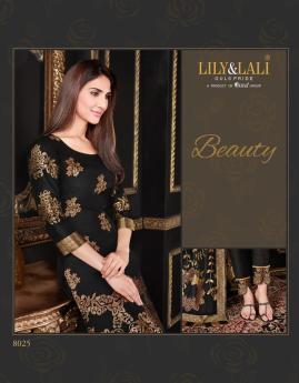 Lily and Lali Silk Kari Stitched