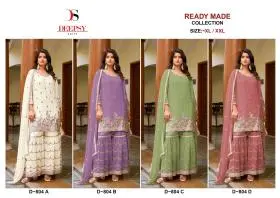 DEEPSY SUITS READYMADE COLLECTION D 804 ABCD