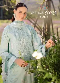 SHREE FABS MARIA B FLORA 3 chiffon dupatta