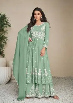 Vamika LAKHNAVI VOL 5 Gold readymade