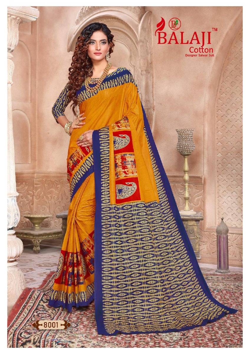 Multi Color 100% Pure Cotton Saree at Best Price in Jetpur | Mahalaxmi Impex