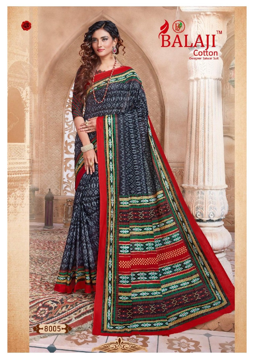 Balaji Cotton LEELAVATHI Vol 6 Cotton Printed Sarees Manufacturer In Jetpur  | Cotton saree, Saree, Saree designs