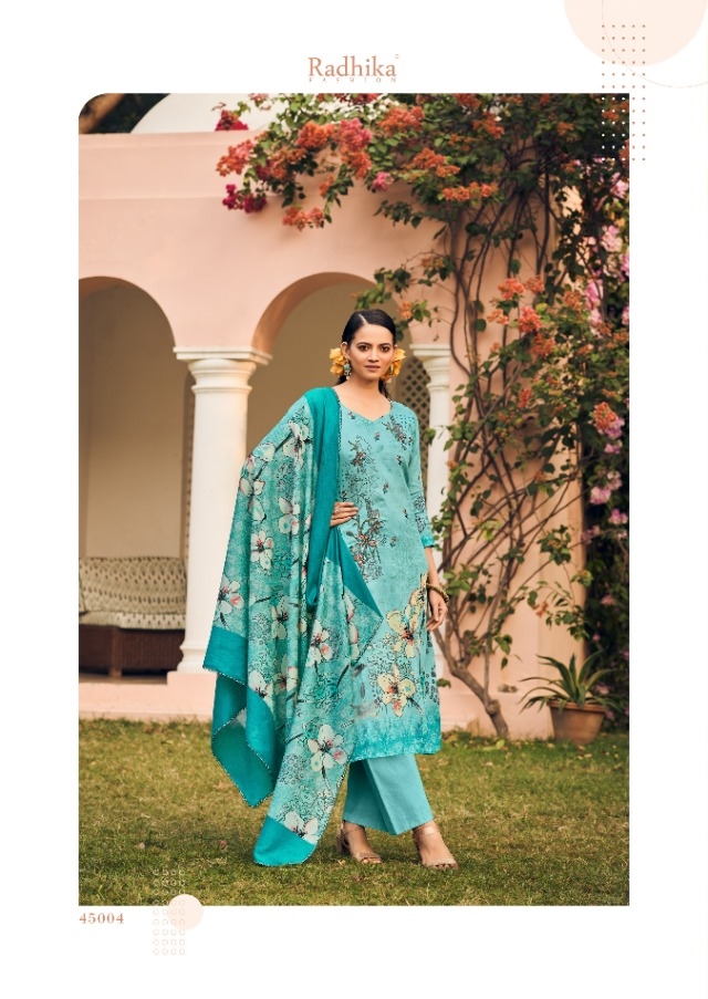 Azara Mussaret vol 20 Radhika Dress Material - Wholesale Suits and
