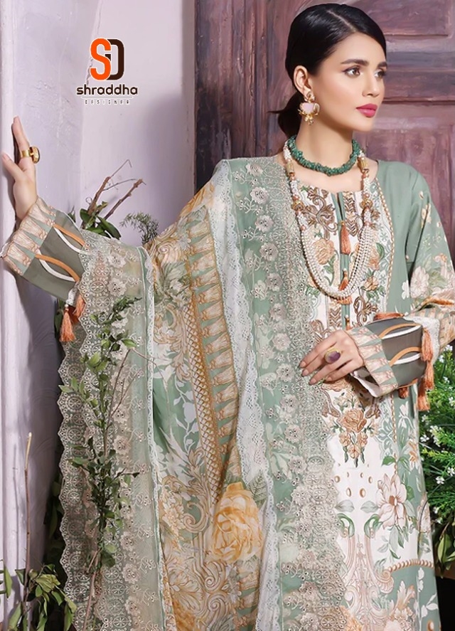 SHARADDHA DESIGNER FIRDOUS REMIX Cotton Dupatta with