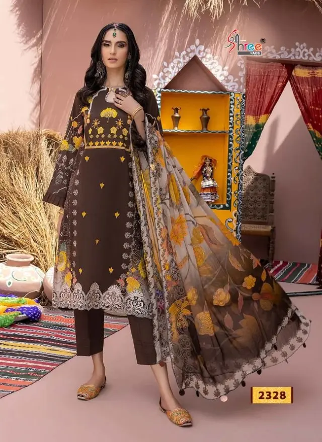 Shree Fabs Charisma Chunri Vol 3 Cotton Dupatta with Open Images