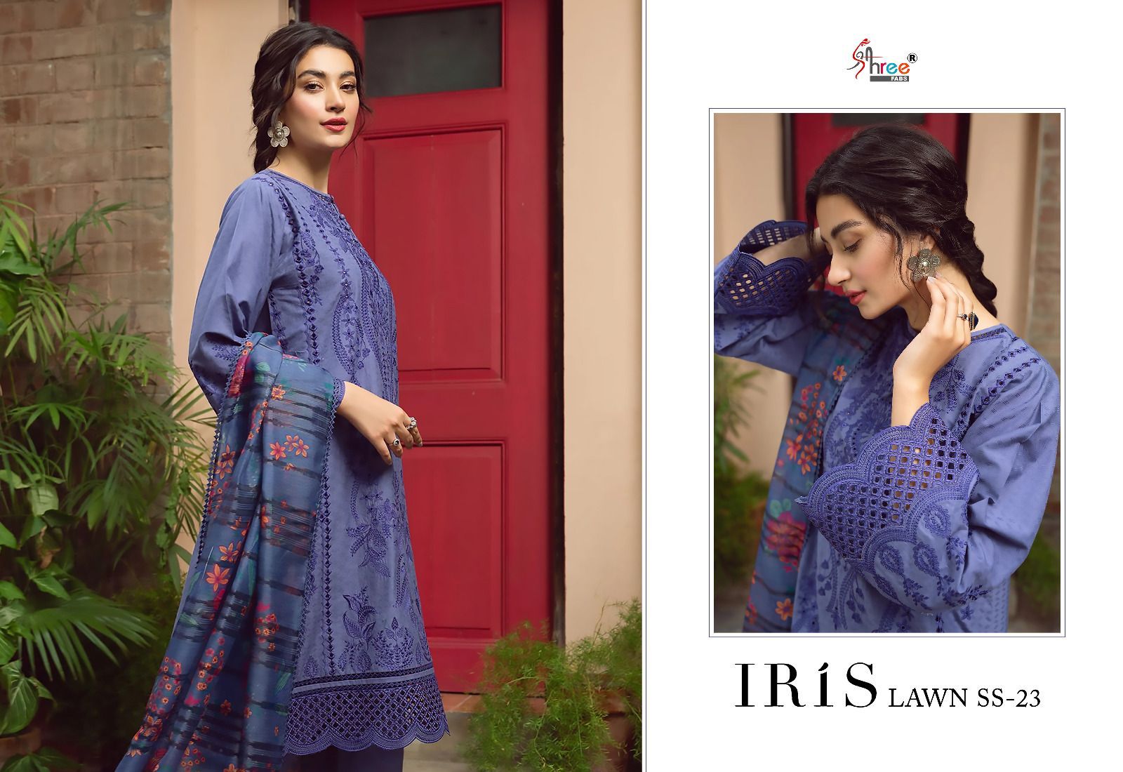 SHREE FAB IRIS LAWN SS 23 Wholesale Pakistani Lawn Suits Readymade Lawn Suits Shree Fabs Surat