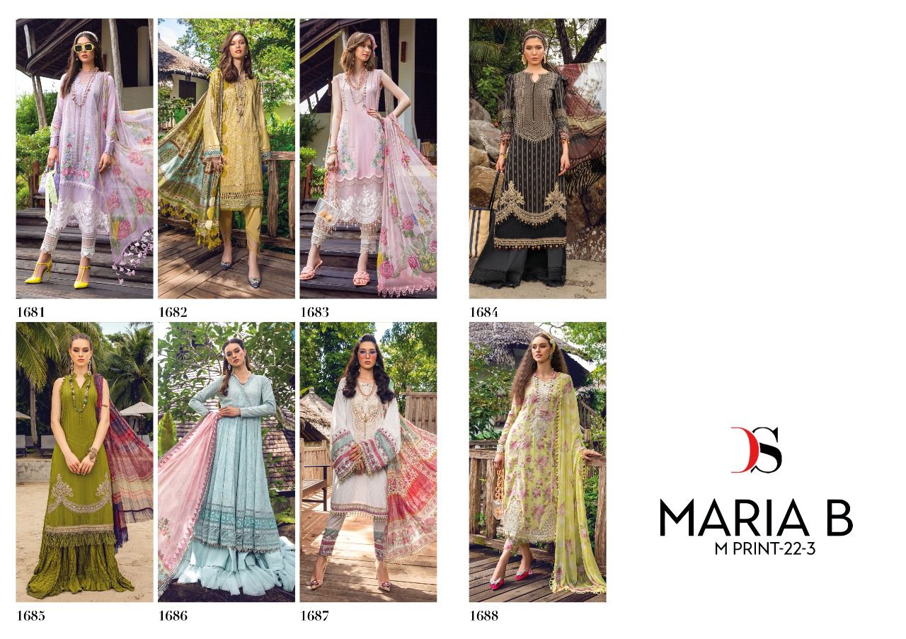 Deepsy Maria B Mprint  Lawn 22 Vol 3 Pashmina with Open images