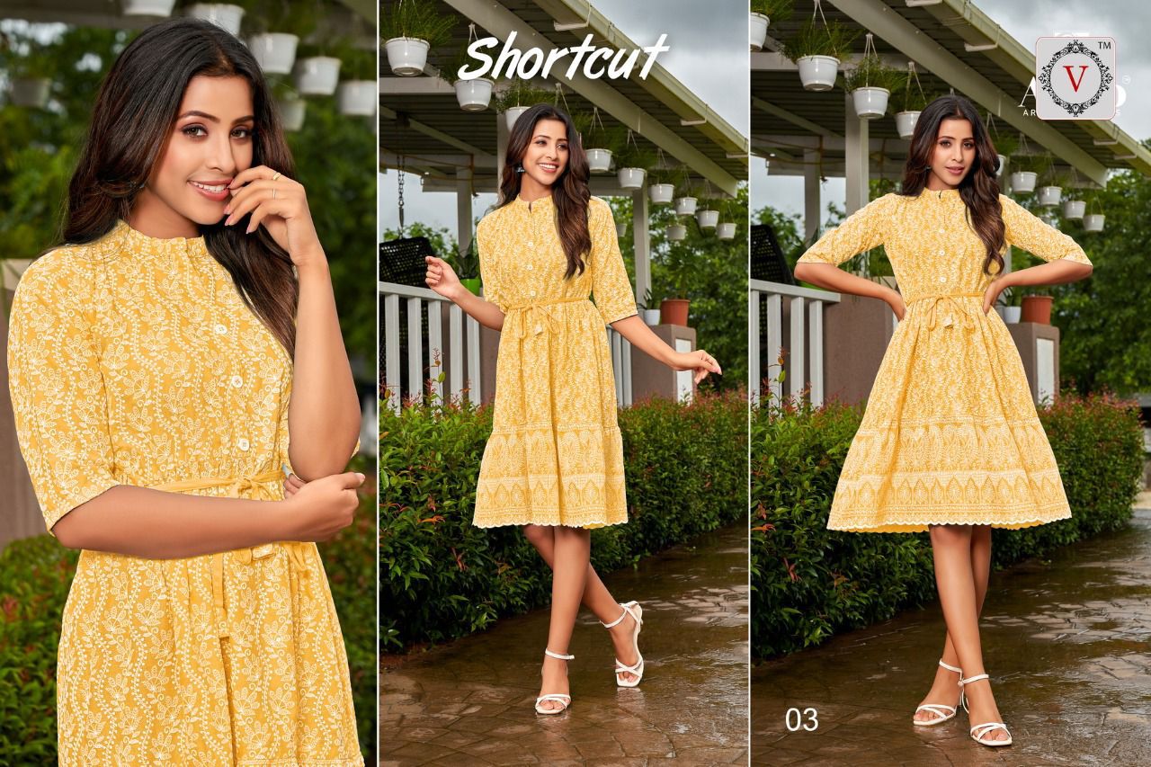 Short shop cut frock