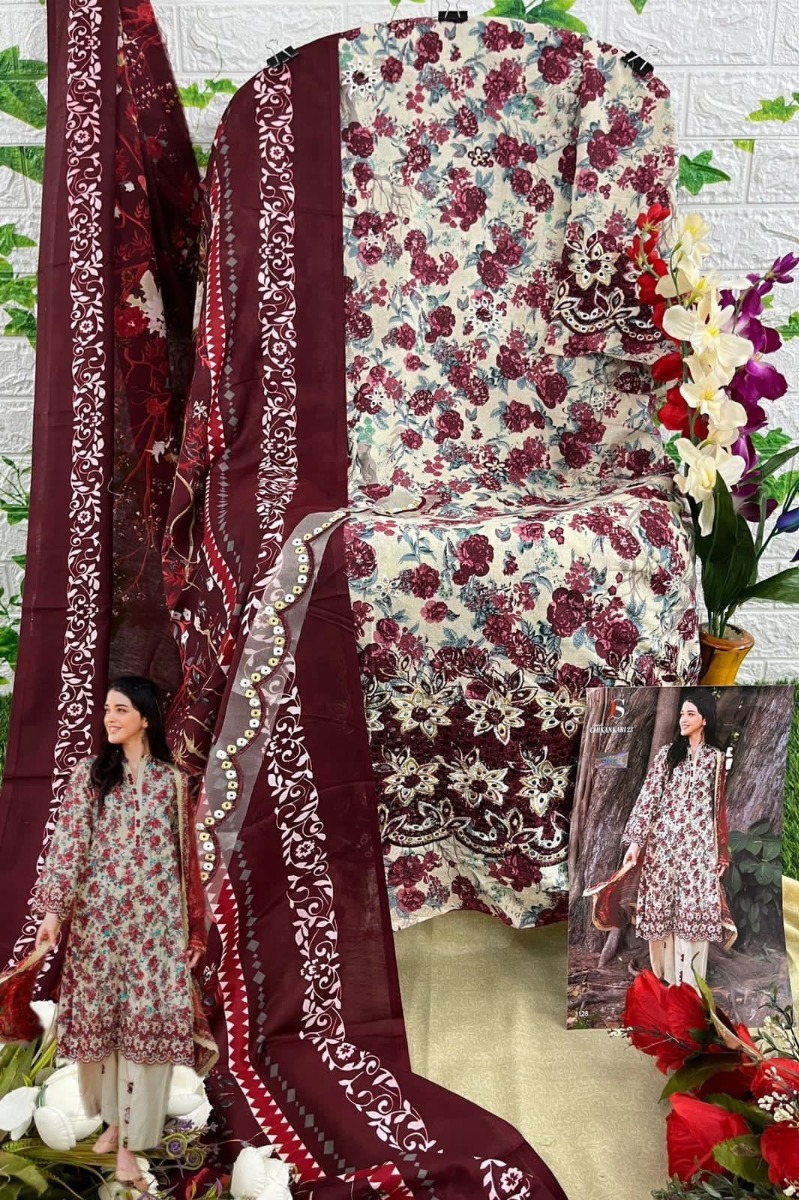 DEEPSY SUITS Image Chikankari collection vol 23 NX Cotton Dupatta with open images