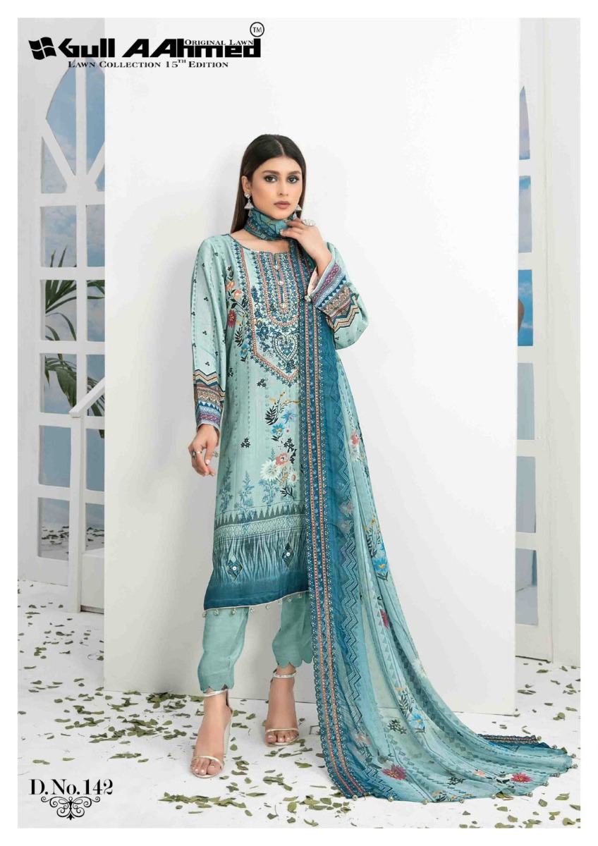 Gul Ahmed vol 15 Lawn Collection with Open images