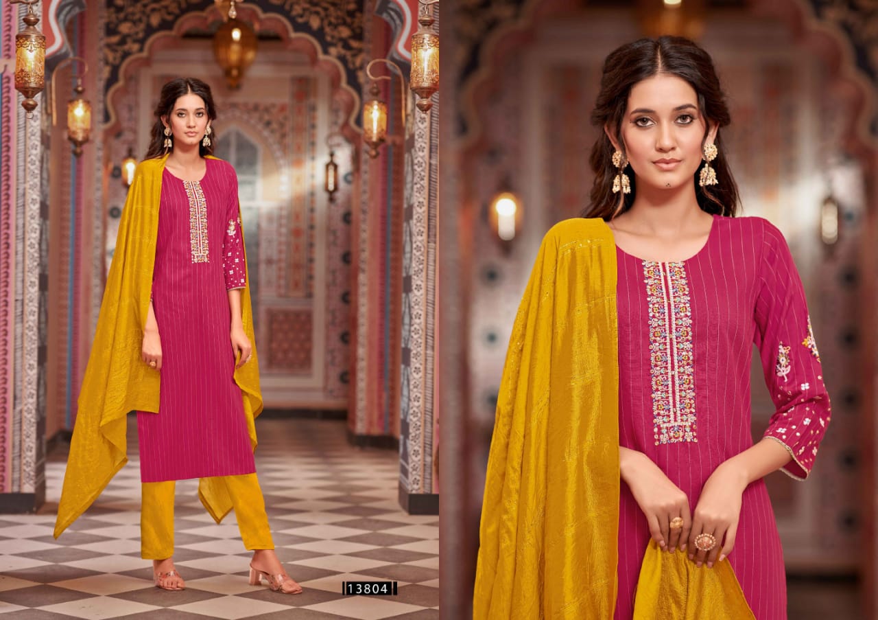 Wholesale Stitched Churidar Readymade Churidar Sets Solanki Textiles