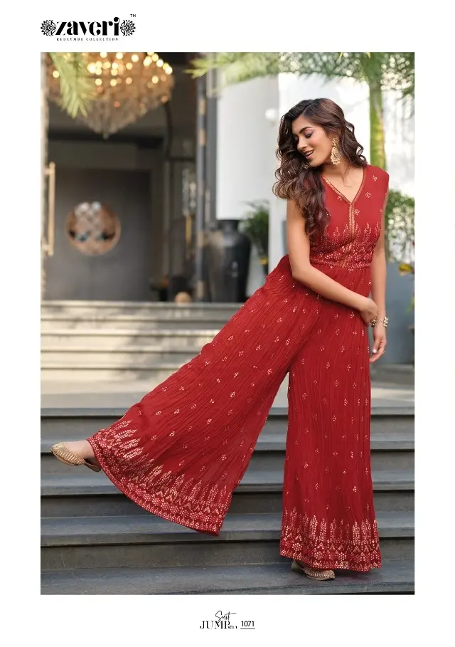 Zaveri Jumpsuit Vol 1 Stitched