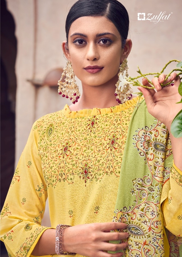 Zulfat Mugdha 100 Cotton Dress Material Below 500 Wholesale at Solanki Textiles